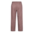 thumbnail image 7 of Dresfit Mens Wide Leg Sweatpants Drawstring Baggy Pants Straight Leg Big and Tall Lightweight Sweat Pants Open Bottom Solid Athletic Joggers with Pockets S, 7 of 7