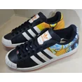 thumbnail image 3 of Ad-id-as Men's Navy Blue/White Half Shell Low Cities New York Sneakers Size 8.5, 3 of 6