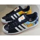 thumbnail image 3 of Ad-id-as Men's Navy Blue/White Half Shell Low Cities New York Sneakers Size 8.5, 3 of 6