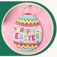 thumbnail image 4 of RYRDWP Clearance Easter Egg Hanging Decoration – ‘Happy Easter’ Sign with Colorful Patterns – Door Frame & Home Decor Accent, 4 of 4