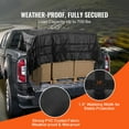 thumbnail image 5 of KFFKFF Load Net, Dimensions 120x105 inches, Robust Lorry Load Net for Truck Bed, Incorporates 4 Modifiable Straps with Carabiners and Rubberized Coated Hooks, Long-lasting (Black), 5 of 9
