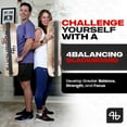 thumbnail image 2 of Balance Trainer for Adults - Slackboard Standing Desk Balance Board and Home Workout Equipment, Balancing Trainer for Yoga, Strength, Coordination, Concentration, 2 of 14