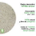 thumbnail image 2 of Piedra Decorativa - Ideal para macetas, Jardines, decoración Smart Garden Granulometría Chica, White Snow, 2 of 6