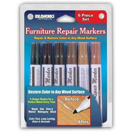 Set of 6 Assorted Furniture Repair Markers Stain Scratch Floor (Best Scratch Repair Pen)