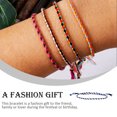 thumbnail image 3 of Qarigey trenzada, accesorio de decoración de moda, accesorios de joyería, adorno de mano, pulseras de hilo ajustable, regalo de cumpleaños Ropa, zapatos y accesorios Miscelánea Corbata 28 Qarigey AP009512-28, 3 of 6