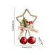 thumbnail image 3 of Adornos navideños de campana de hierro, campanas de pentagrama navideñas, colgante para pared, colgante para puerta, colgante para árbol de Navidad, campanas de lazo navideñas, decoración de Halloween, 3 of 6