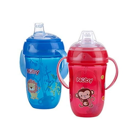 Nuby 360 2 Handle Comfort Cup, Boy, 9 Ounce, Colors May Vary
