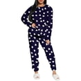 thumbnail image 5 of Conjunto de Pijama para Mujer Shendy Vendy Manga Larga Cuello Redondo con Estampado Transpirable, 5 of 5