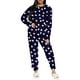 thumbnail image 5 of Conjunto de Pijama para Mujer Shendy Vendy Manga Larga Cuello Redondo con Estampado Transpirable, 5 of 5