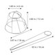 thumbnail image 2 of AURARMLET Pin Metálico Para Moño Jaula Color Plata Accesorio Resistente Para Múltiples Ocasiones, 2 of 8
