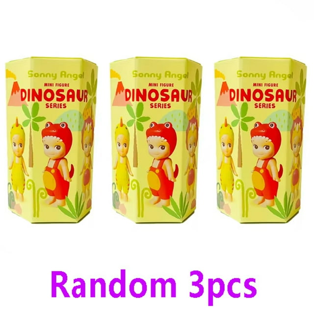 Caja ciega de Sonny Angel, figuras de anime de la serie Dinosaur Hippers, adornos, muñecos de fresa de Seúl, regalos de Navidad para niños