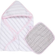 MiracleWare Muslin Cotton Hooded Towel and Washcloth Set