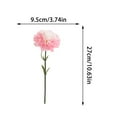thumbnail image 2 of Home Carnation Silk Bouquet for Elegant Indoor Display and Seasonal Wreaths, 2 of 7