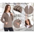 thumbnail image 4 of Rosvigor Womens Oversized Hoodies Lightweight Color Block Sweatshirts for Women Casual Hooded Shirts, 4 of 7