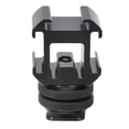 thumbnail image 1 of Professional Manufacturing One For Three Stand Cold Shoe Adapter Bracket  Cnc Machining For Allowing You To Add Various Devices Freely, 1 of 8
