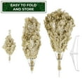 thumbnail image 6 of 7.5FT Champagne Gold Tinsel Artificial Holiday Christmas Tree with Sturdy Metal Stand, 6 of 7
