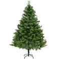 thumbnail image 5 of Acekid 7ft Full PE Spruce Christmas Tree Unlit Hinged Branches Foldable Metal Stand Premium Plastic Green, 5 of 7