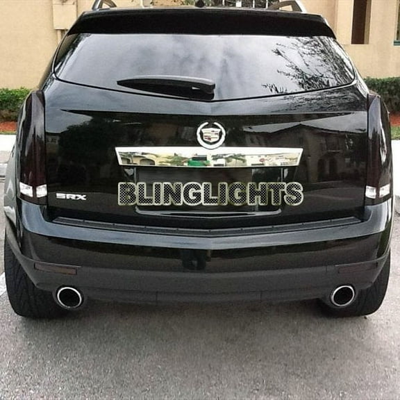 BlingLights Cadillac SRX Tinted Smoked Taillamp Film Automotive Light Covers