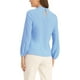 thumbnail image 3 of CAMISA DE CHIFFON CHIC INSPIRADA PARA MUJERES, OFICINA, CUELLO ALTO, MANGA LARGA, BLUSA XS AZUL, 3 of 6