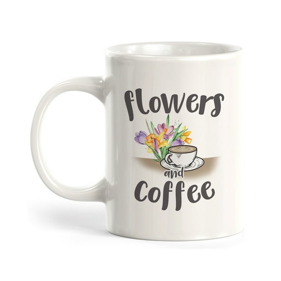 Flowers & Coffee Bouquet 15oz Coffee Mug