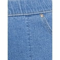 thumbnail image 5 of JMS Just My Size by Hanes Women's Plus Size 4 Pocket Bootcut Jeans, Single and 2-Pack, 5 of 11
