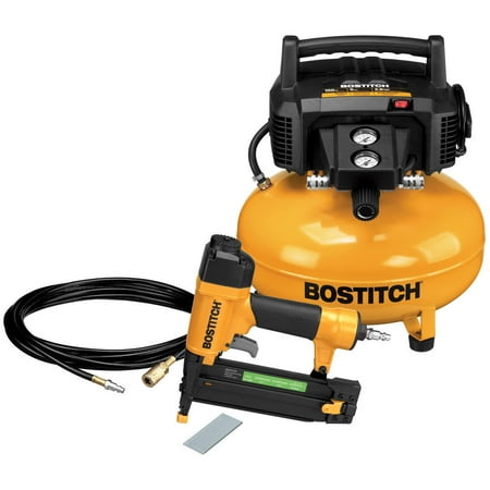 UPC 077914061908 product image for Factory-Reconditioned Bostitch BTFP1KIT-R 18-Gauge Brad Nailer and Compressor Co | upcitemdb.com