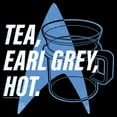 thumbnail image 2 of Men's Star Trek: The Next Generation Cup Of Tea Earl Grey Hot, Captain Picard  Graphic Tee Black Large, 2 of 5