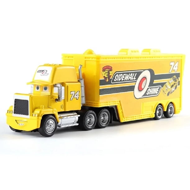 Disney Pixar Mack Truck Cars 3 2 Toy Lightning McQueen 1:55 Diecast Jackson Storm Mater Metal Alloy Model, regalo de cumpleaños para niños