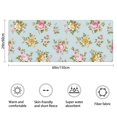 thumbnail image 3 of Pioneer Flower Floral Print Pattern Bathroom Rugs Mat, Non Slip Microfiber Bathroom Rug with Rubber Backing, Soft Mats for Bathroom Floor Tub Shower, 24"x60", 3 of 5