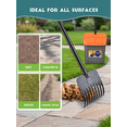 thumbnail image 6 of Dog Pooper Scooper Swivel Bin & Rake Kit with 35 Waste Bags, 46" Long Handle Adjustable Portable Non-Breakable Poop Scooper Easy to Clean Pet Waste, 6 of 6