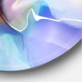 thumbnail image 3 of Designart 'Abstract Creative Blue Flower ' Modern wall clock, 3 of 3