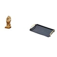 thumbnail image 1 of Figura de león majestuoso, adorno de mesa con bandeja decorativa para servir, organizador para el hogar, la oficina, hoteles, aperitivos, café y té., 1 of 8