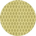 thumbnail image 1 of Ahgly Company Machine Washable Indoor Round Transitional Dark Golden Rod Brown Area Rugs, 8' Round, 1 of 7