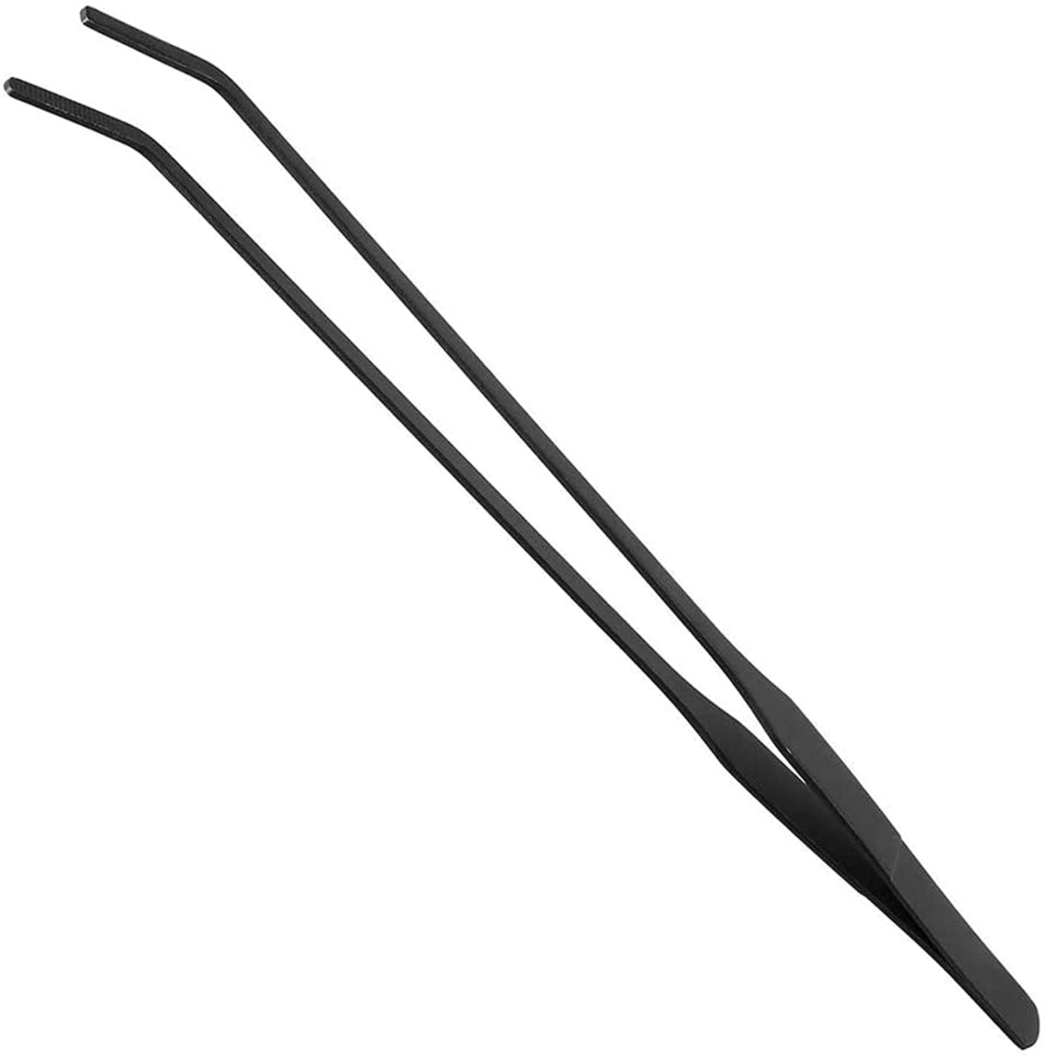 Aquarium Tweezers Extra Long 15 inches, Stainless Steel Straight and Curved Tweezers