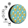 thumbnail image 4 of Fotbe Beer Funda de Llanta de Repuesto con Estampado, Engrosada, Ajuste Universal para Jeep, Remolque, RV, SUV, Camión-16 inch, 4 of 6