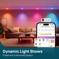 thumbnail image 3 of Linkind Matter Smart Light Bulbs, GU10 40W Color Changing LED Light Bulbs, Dimmable, Work with Alexa, Google Home, Apple Home, Music Sync, 2 Pack, 3 of 8