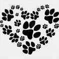 thumbnail image 3 of CafePress - Paws Heart - Kids Hooded Sweatshirt, Classic Hoodie, 3 of 4