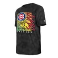 thumbnail image 2 of Women's New Era  Black Chicago Cubs Sport Classics Enzyme Wash  Oversized T-Shirt, 2 of 3