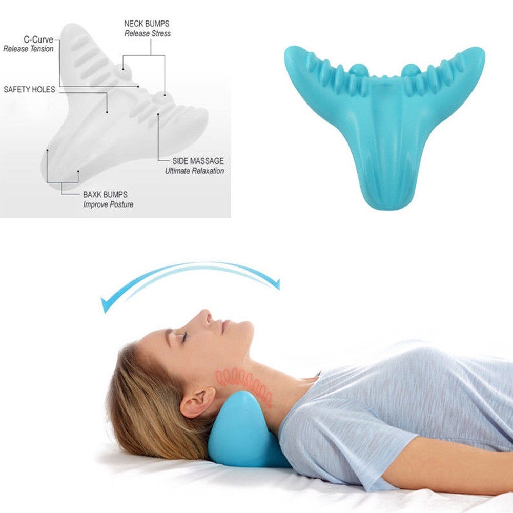 CRest Massage Neck Support Pillow Relaxation Shoulder Total Pillow