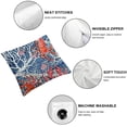 thumbnail image 4 of SHANXI Pillow Covers For Kids Boys Teens Tropical Wild Cushion Covers Navy Blue Oasis Cushion Cases 24x24in, 4 of 5