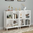 thumbnail image 5 of 4-Cube White Bookcase Storage Organizer Bookcases,Display Shelf,2-Tier Cubical Storage Shelves, 5 of 10
