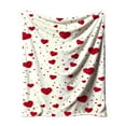 thumbnail image 2 of Meggemo Valentine's Day Flannel Blanket Double Sided Fleece Blanket Cozy Nap Blanket Warm Gift Throw Blanket for Home Sofa Bed Valentine's Day Gifting, 2 of 6