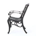 thumbnail image 5 of Christopher Knight Home Sarasota Aluminum Outdoor Chair by  (Set of 2) Hammered Bronze, 5 of 5