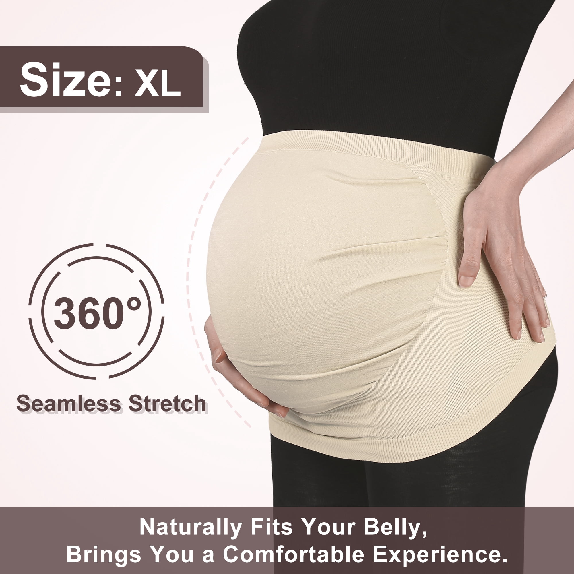 Unique Bargains 2 Pcs Women Maternity Support Belly Bands Strap