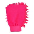 thumbnail image 2 of Omeite Single-sided chenille cleaning gloves (rose red), 2 of 6