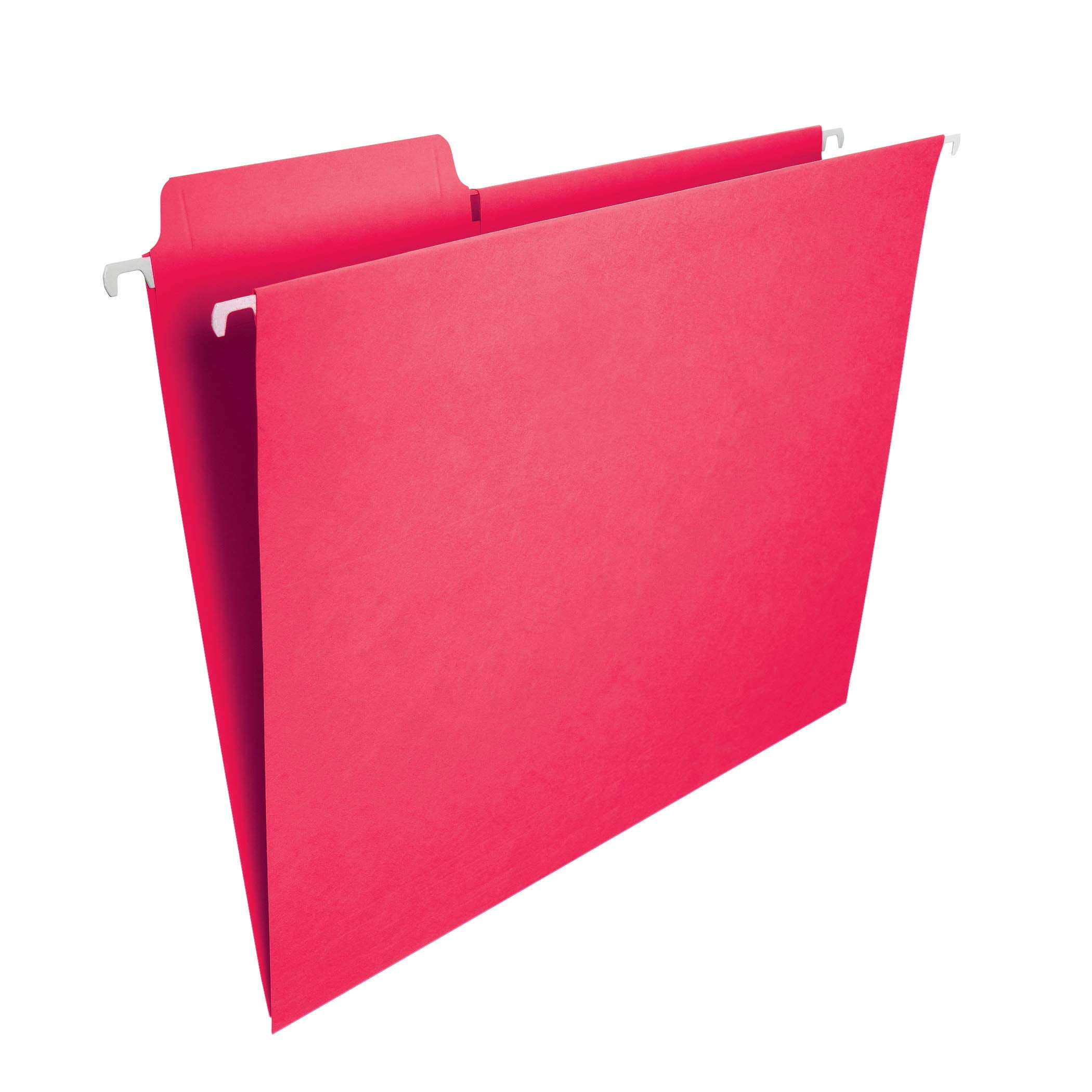 Smead FasTab Hanging File Folder, 1/3Cut Builtin Tab, Letter Size