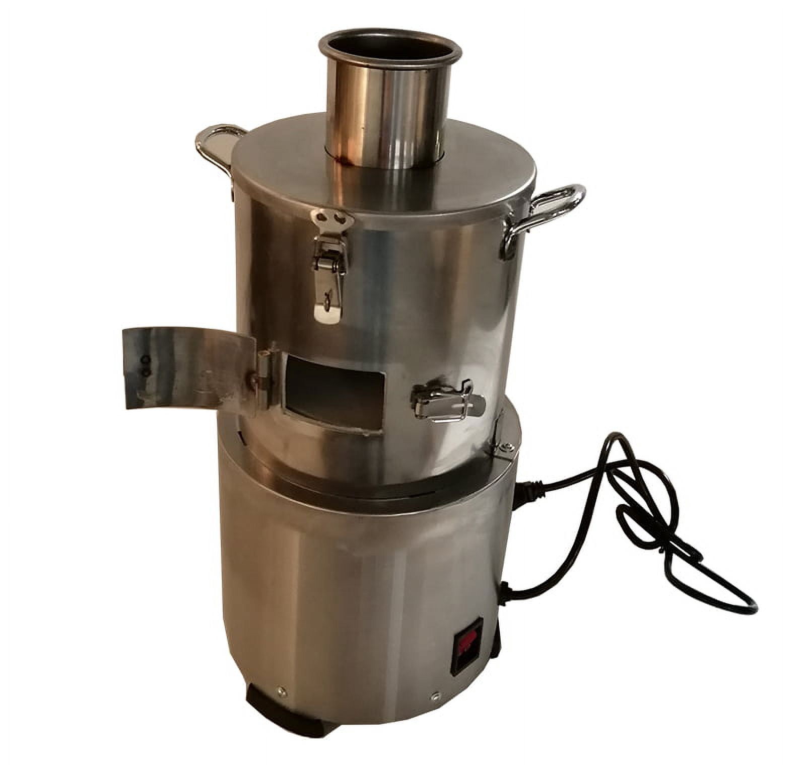 INTBUYING Automatic Electric Stainless Steel Whole Garlic Peeling Machine with Pure Copper Core Motor Household and Commercial Dry Garlic Separator