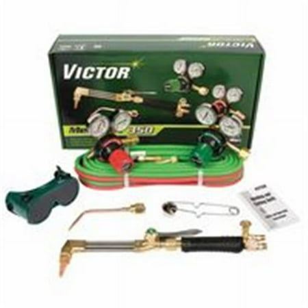 Victor 341-0384-2691 Heavy & Medium Duty Outfit, White 370Fc-V Torch Handle, Ca 370-V Cutting Attachment