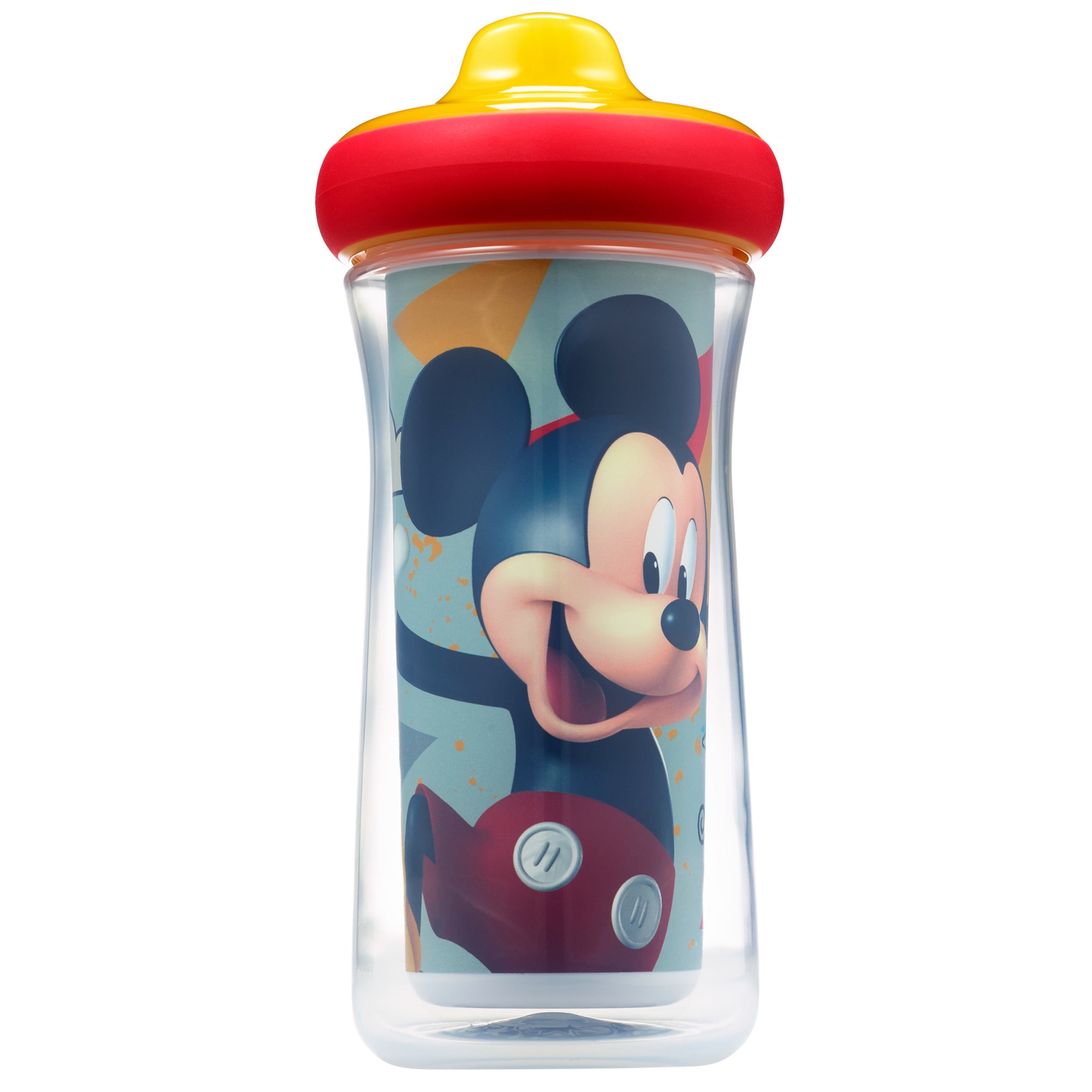 Disney Mickey Mouse 6 Piece Grow with Me Sippy Cup, Red