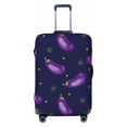 thumbnail image 2 of Goofa Eggplant Pattern Luggage Covers For Suitcase,Suitcase Cover Protector Fit 18-32 Inch Luggage-Small, 2 of 9